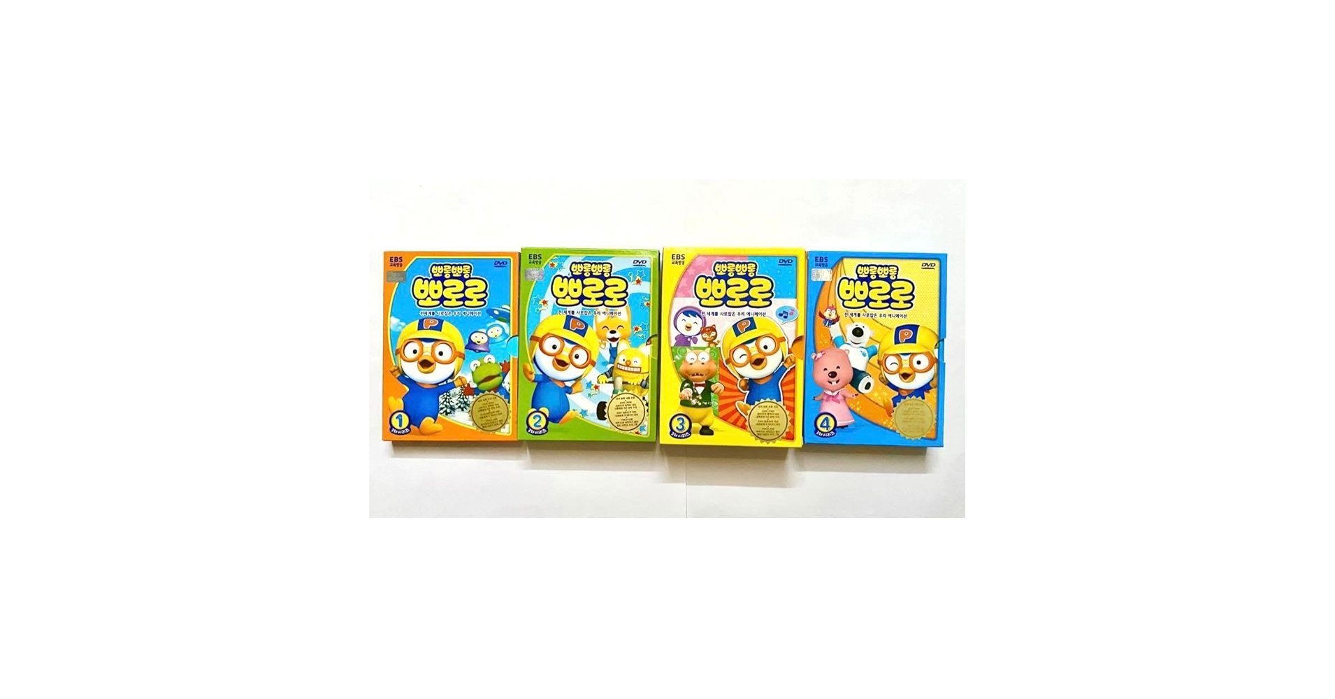 Amazon.co.jp: レア ポンポンポロロ 韓国語 DVD 4巻セット！뽀롱